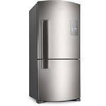 Geladeira Refrigerador Frost Free Duplex Brastemp - BRE80ARANA - 573L - Inverse, Iluminação de Led e Smart Bar - Inox