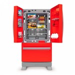 Ficha técnica e caractérísticas do produto Geladeira Refrigerador Infantil Side By Side Casinha Flor Xalingo
