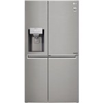 Ficha técnica e caractérísticas do produto Geladeira/Refrigerador LG Side By Side New Lancaster 601L - Prata