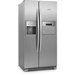 Refrigerador Side By Side Electrolux SH72X com Home Bar, Dispenser de Água e Ice Maker - 504 L - Inox - 220V