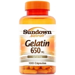 Ficha técnica e caractérísticas do produto Gelatin 650mg 100 cápsulas Sundown