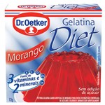 Ficha técnica e caractérísticas do produto Gelatina Diet Morango 12g - Dr Oetker