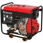 Ficha técnica e caractérísticas do produto Gerador à Diesel 6,5Kva 110/220V 8000 E-BRANCO-90314093