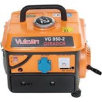 Ficha técnica e caractérísticas do produto Gerador à Gasolina 2T Partida Manual 950 W VG950E2 220 V - Vulcan