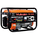 Ficha técnica e caractérísticas do produto Gerador a Gasolina Vg3100 4t Vulcan 196cc 6,5hp 3100w Bivolt Partida Manual