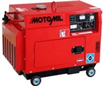 Ficha técnica e caractérísticas do produto Gerador de Energia a Diesel 5000w Mdg-5000ats 127/220v Motomil