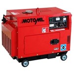 Ficha técnica e caractérísticas do produto Gerador de Energia a Diesel de 5000W - 5 Kva - Cabinado - Motomil Mdg-5000Ats - Bivolt
