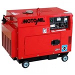 Ficha técnica e caractérísticas do produto Gerador De Energia A Diesel De 5000w Bivolt - 5 Kva - Cabinado - Motomil Mdg-5000ats