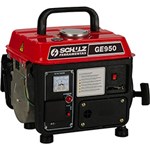 Ficha técnica e caractérísticas do produto Gerador de Energia a Gasolina 950 W Schulz Vermelho e Preto