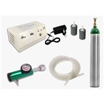 Gerador de Ozônio Medicinal com Cilindro 5 Litros + Fluxômetro + Acessórios.