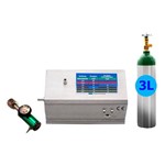 Ficha técnica e caractérísticas do produto Gerador Ozônio Medicinal+fluxômetro+cilindro 3 L+ Acessórios
