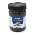 Ficha técnica e caractérísticas do produto Gesso Colorido Preto Corfix 250Ml