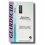Ficha técnica e caractérísticas do produto Giardicid 500mg 10 Comprimidos - Cepav
