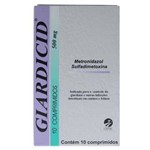Ficha técnica e caractérísticas do produto Giardicid 500MG 10 Comprimidos