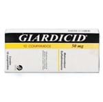 Ficha técnica e caractérísticas do produto Giardicid 50mg - 10 Comprimidos