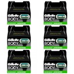 Ficha técnica e caractérísticas do produto Gillette Body Carga C/2 (Kit C/06)