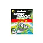 Ficha técnica e caractérísticas do produto Gillette Carga Mach3 Sensitive Barcelona C/3