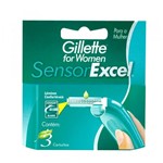 Ficha técnica e caractérísticas do produto Gillette Carga Sensor Excel For Women C/3