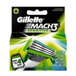 Gillette Mach 3 Sensitive - 04 Cartuchos