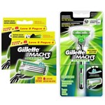 Ficha técnica e caractérísticas do produto Gillette Mach3 Sensitive 16 Cartuchos + Aparelho Barbear
