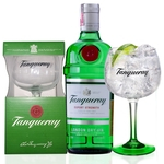 Ficha técnica e caractérísticas do produto Gin Tanqueray 750ml com taça Tanqueray