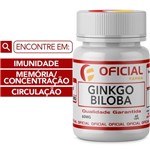 Ficha técnica e caractérísticas do produto Ginkgo Biloba 60Mg 60 Cápsulas