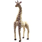 Ficha técnica e caractérísticas do produto Girafa Realista Em Pé 128cm - Pelúcia