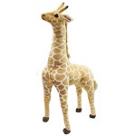 Girafa Realista em Pé 90cm - Pelúcia