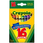 Ficha técnica e caractérísticas do produto Giz de Cera - 16 Cores - Crayola