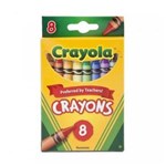 Ficha técnica e caractérísticas do produto Giz de Cera 8 Cores Crayola