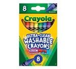 Ficha técnica e caractérísticas do produto Giz de Cera Lavavel 8 Cores Crayola