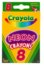 Ficha técnica e caractérísticas do produto Giz de Cera Neon Crayola - 8 Cores