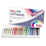 Ficha técnica e caractérísticas do produto Giz Pastel 16 Cores Oleoso Pentel Arts