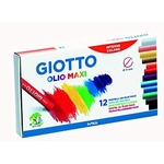 Ficha técnica e caractérísticas do produto Giz Pastel Oleoso 12 Cores - Giotto