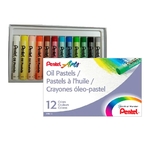 Ficha técnica e caractérísticas do produto Giz pastel oleoso 12 cores Pentel Arts