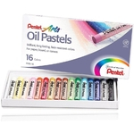 Ficha técnica e caractérísticas do produto Giz Pastel Oleoso 16 cores Pentel