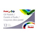Ficha técnica e caractérísticas do produto Giz Pastel Oleoso C/12 Cores - Pentel