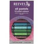 Ficha técnica e caractérísticas do produto Giz Pastel Oleoso com 12 Cores Po12 - Reeves