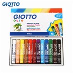 Ficha técnica e caractérísticas do produto Giz Pastel Oleoso Giotto 11mm 12 Cores