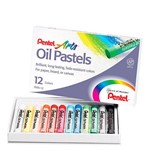 Ficha técnica e caractérísticas do produto Giz Pastel Oleoso Pentel 12 Cores Phn12 117049