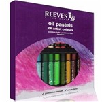 Ficha técnica e caractérísticas do produto Giz Pastel Oleoso Reeves 24 Cores