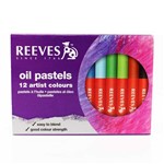 Ficha técnica e caractérísticas do produto Giz Pastel Oleoso Técnico Reeves com 12 Cores - 4880080 - REEVES