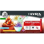 Ficha técnica e caractérísticas do produto Giz Pastel Seco Lyra 12 Cores