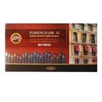 Ficha técnica e caractérísticas do produto Giz Pastel Seco Macio Redondo Toison D'or Estojo com 48 Cores Ref.8516 Koh-i-noor