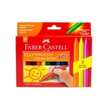 Ficha técnica e caractérísticas do produto Gizão de Cera Estojo com 15 Cores Faber Castell