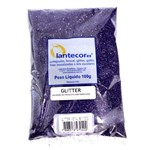 Ficha técnica e caractérísticas do produto Glitter PVC Metalizado Roxo Lantecor 100g