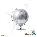 Ficha técnica e caractérísticas do produto Globo Design Prata Base Tradicional Cromado Goodsbr D=20 27x20x20cm