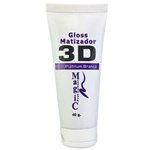 Ficha técnica e caractérísticas do produto Gloss Matizador 3D Magic Color Platinum Branco 40G