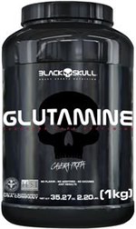 Ficha técnica e caractérísticas do produto Glutamina 1kg Caveira Preta - Black Skull