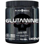 Glutamine - Caveira Preta (300g) - Black Skull